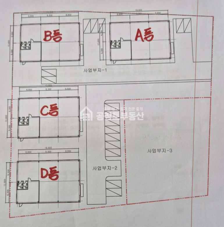 경기 화성만세구 우정읍 주곡리 C,D동 도로변 80평 4개동 임대 200만 월세 매물번호 10350 사진 2