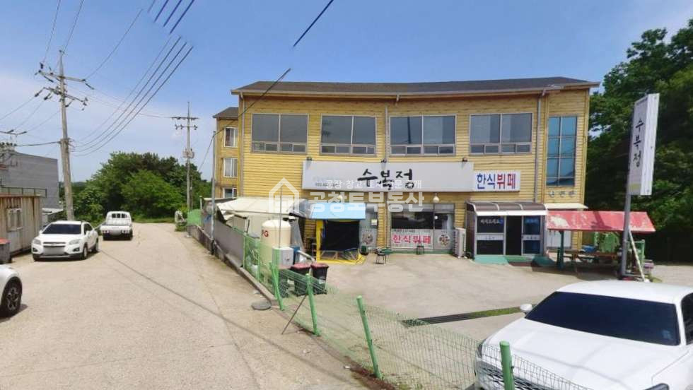 경기 평택시 청북읍 고렴리 주건축물제1동 공창토 임대. 사무실용도 44펑. 2차선 국도변 입지 월세 매물번호 10535 사진 2