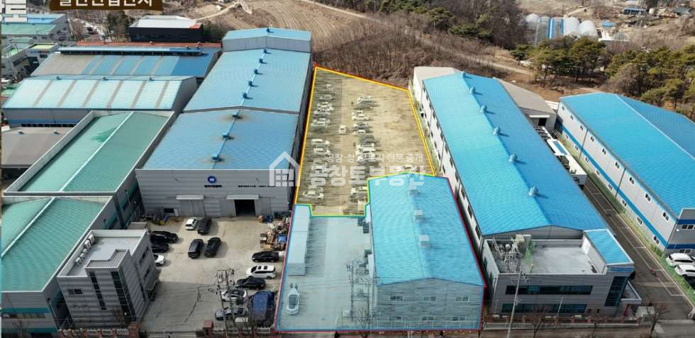 경기 화성만세구 향남읍 구문천리 공창토 매매. 향남제약산단 • 대지1,000평 • 건물 130평 매매 매물번호 10260 사진 2