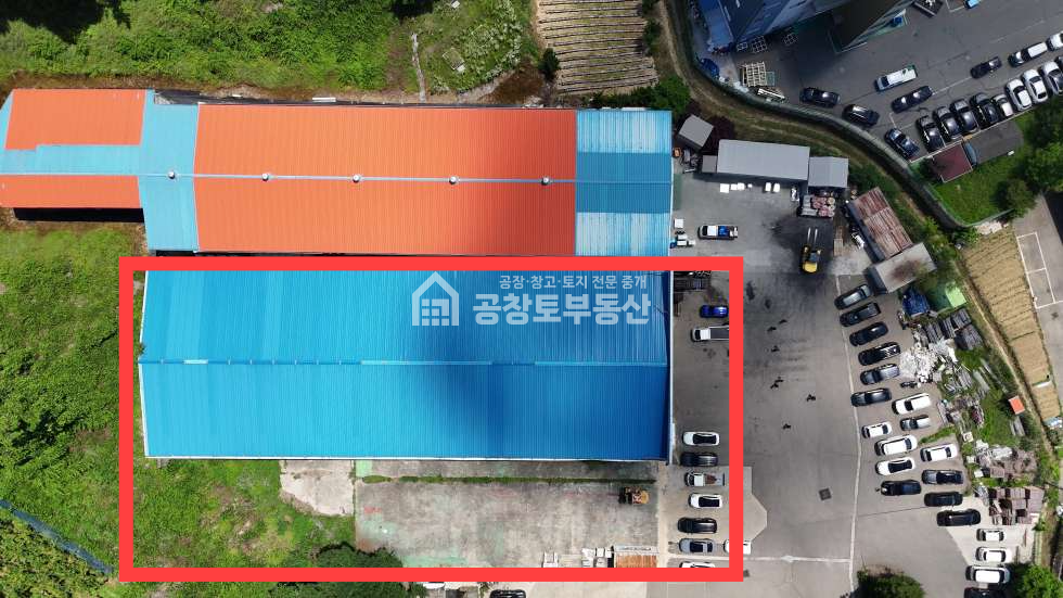 경기 화성만세구 향남읍 증거리 1,400평대 부지 + 400평 공장 + 처마 10m 월세 매물번호 10593 사진 2